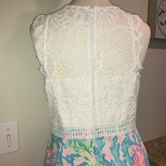 Lilly Pulitzer Sharice coral bay lace sheath dress - Picture 12 of 16